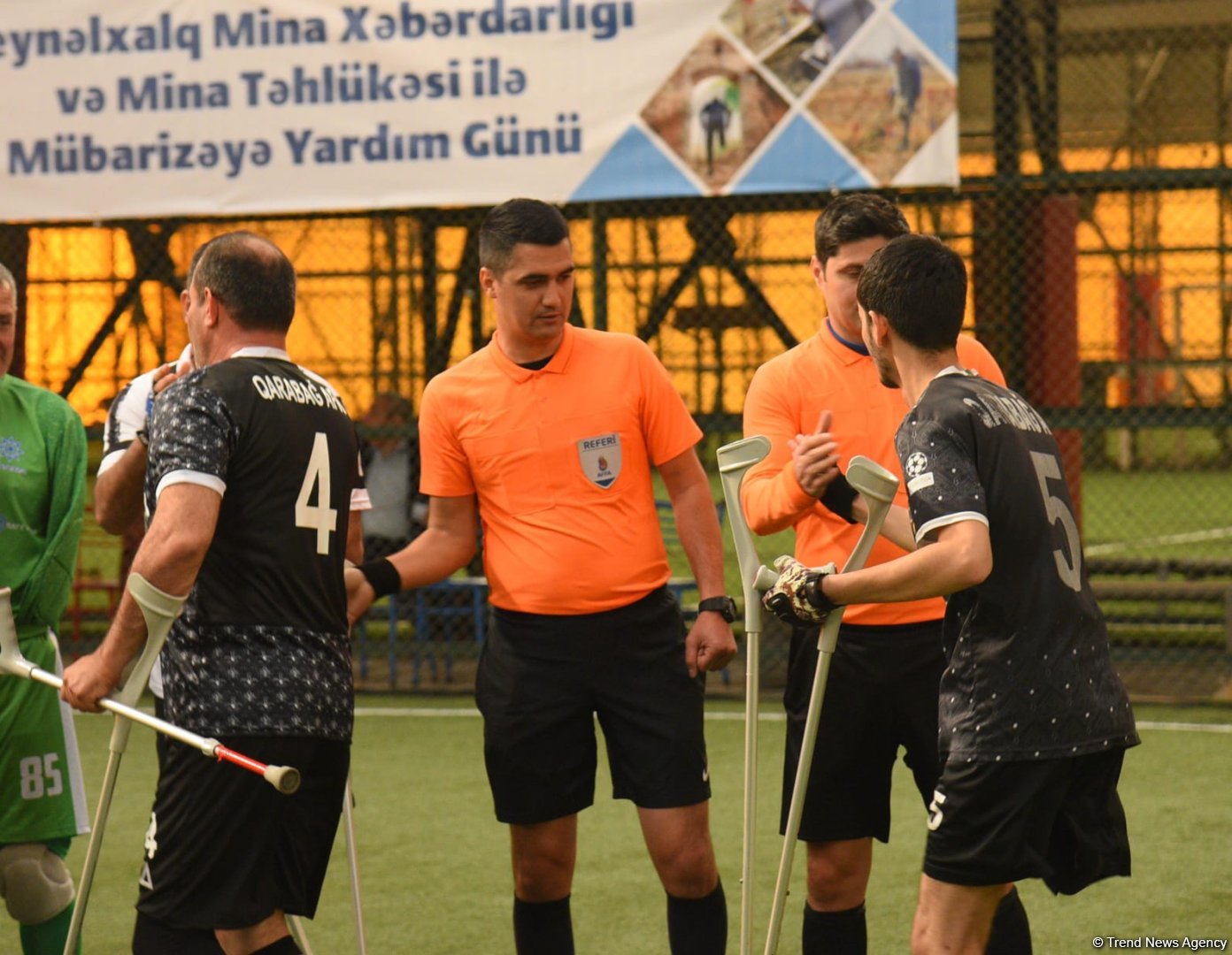 “Qarabağ” və “Neftçi” amputant futbol komandalarının oyunu keçirilib