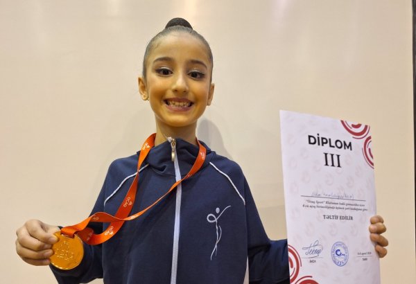 I want to join Azerbaijani rhythmic gymnastics team in future - Ojaq Sports Club Championship prize-winner