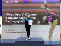 Azerbaijan's Ojaq Open Championship in Rhythmic Gymnastics debuts with awarding ceremony (PHOTO)