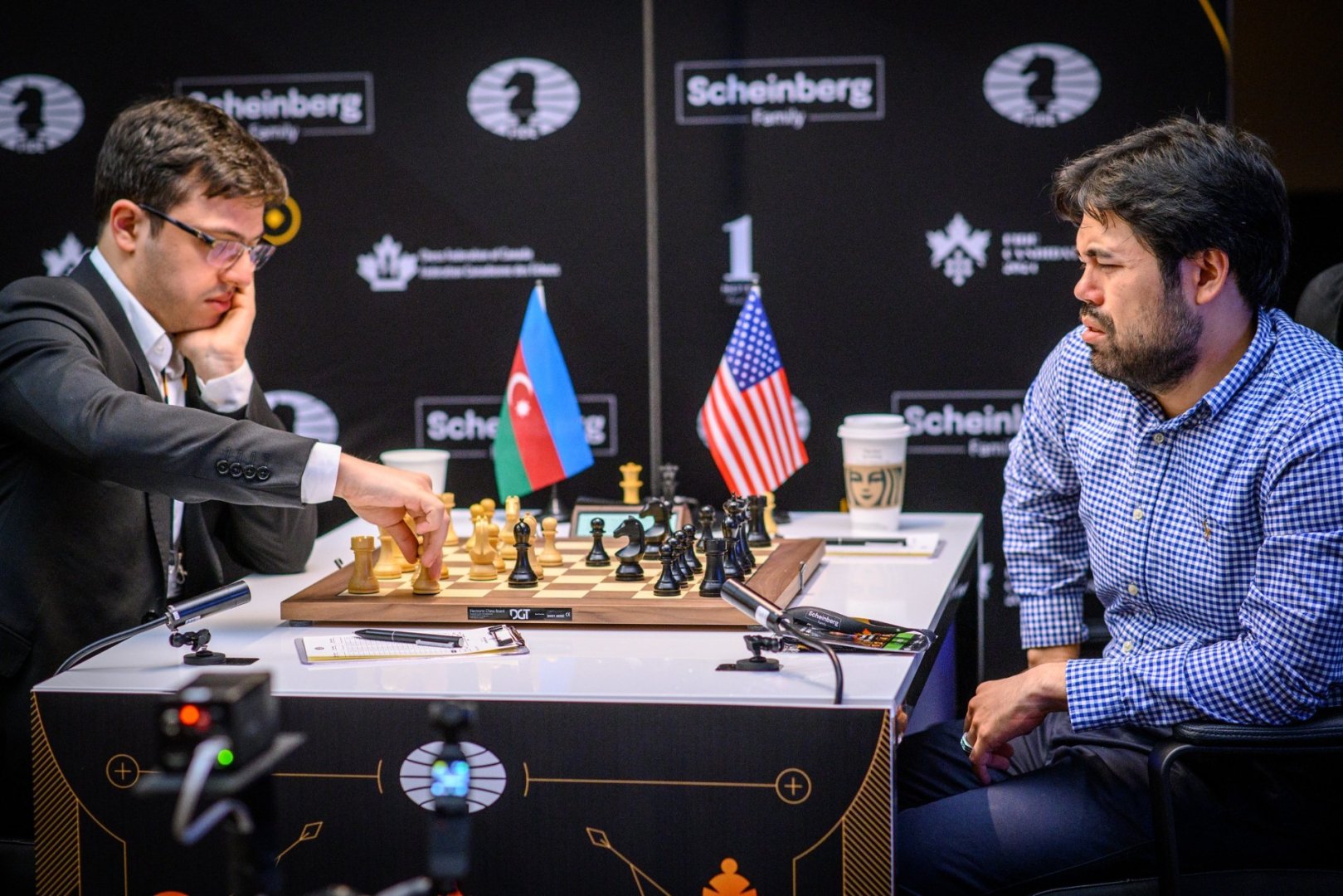 Азербайджанский шахматист Ниджат Абасов сыграл вничью с Хикару Накамурой