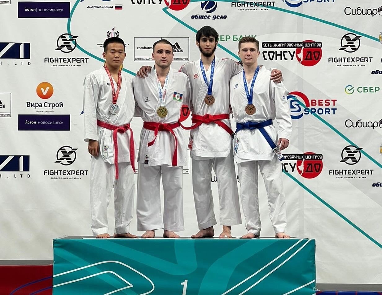 Azerbaijani karatekas wins 4 medals at international tournament (PHOTO)