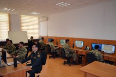 С личным составом Н-ской воинской части Азербайджана проведены командно-штабные учения с компьютерной поддержкой (ФОТО)