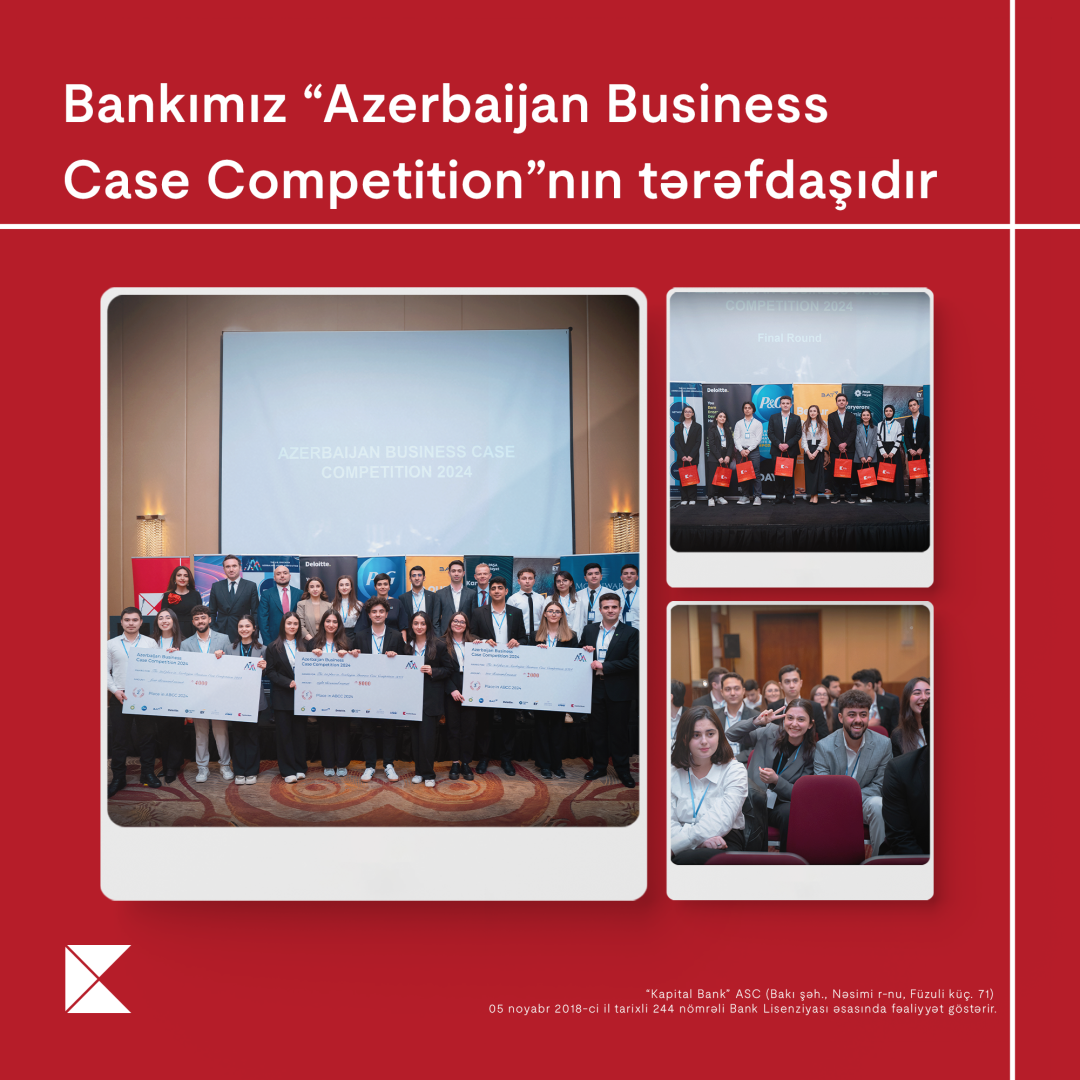 Объявлены победители конкурса бизнес-кейсов Азербайжана, проведенного в партнерстве с Kapital Bank
