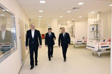 Президент Ильхам Алиев принял участие в открытии Габалинской центральной районной больницы (ФОТО)