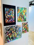 Азербайджанские художники в Париже - футуристические композиции и динамика форм (ФОТО)
