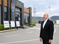 Президент Ильхам Алиев принял участие в открытии электроподстанции «Гаджиалылы» и Регионального учебного центра в Габалинском районе (ФОТО)