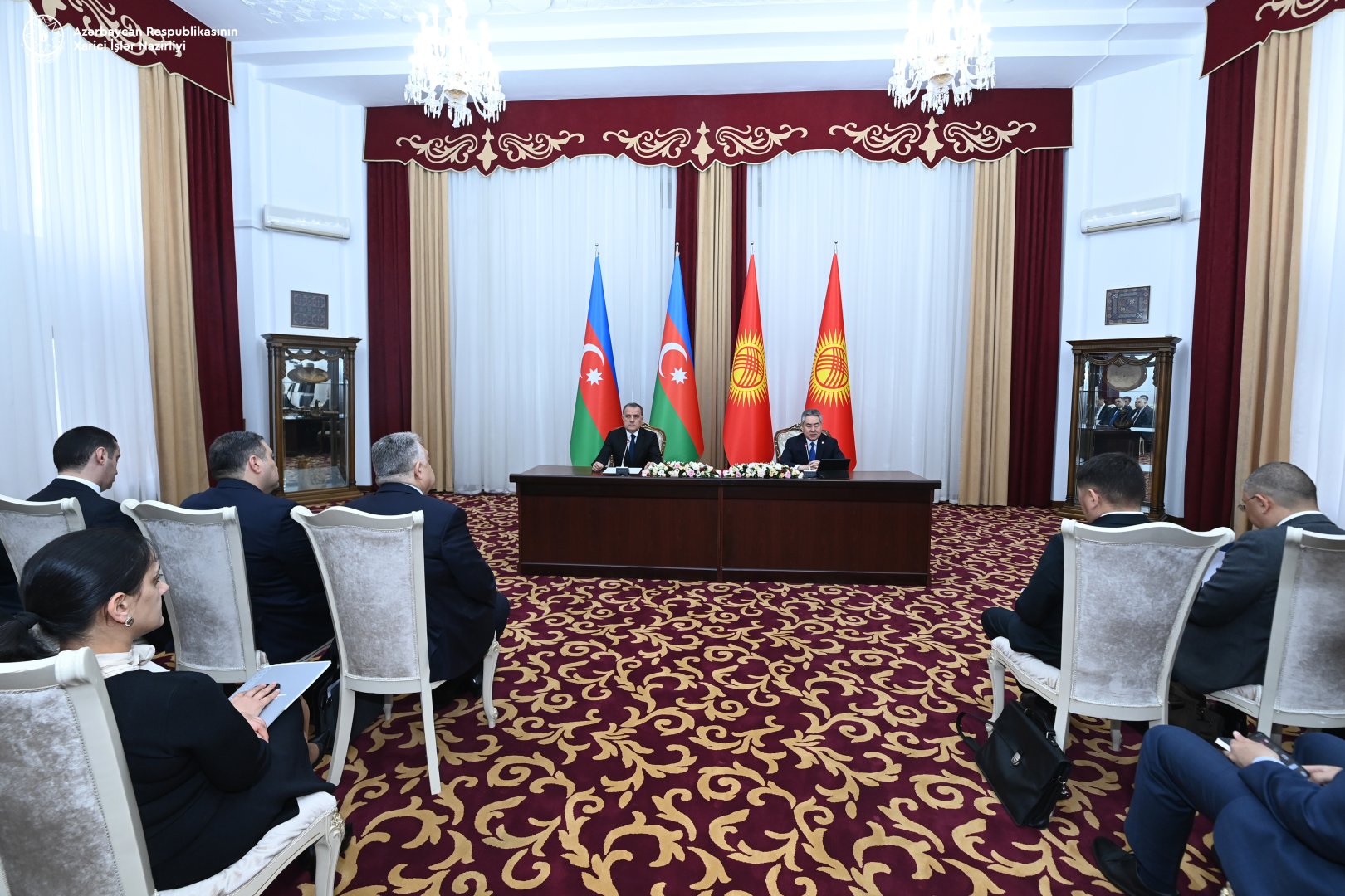 Главы МИД Азербайджана и Кыргызстана обсудили подготовку к COP29 (ФОТО)