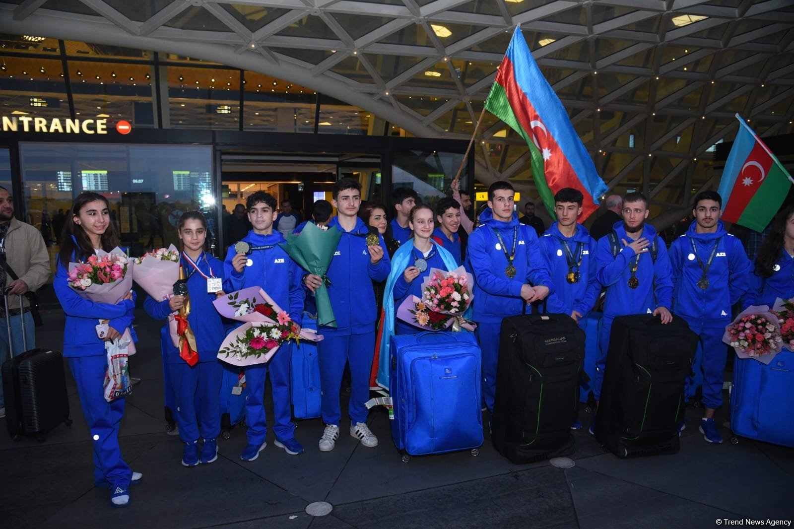 Азербайджанские гимнасты привезли на Родину 