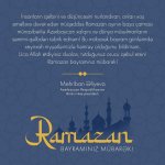 Первый вице-президент Мехрибан Алиева поделилась публикацией по случаю праздника Рамазан (ФОТО)
