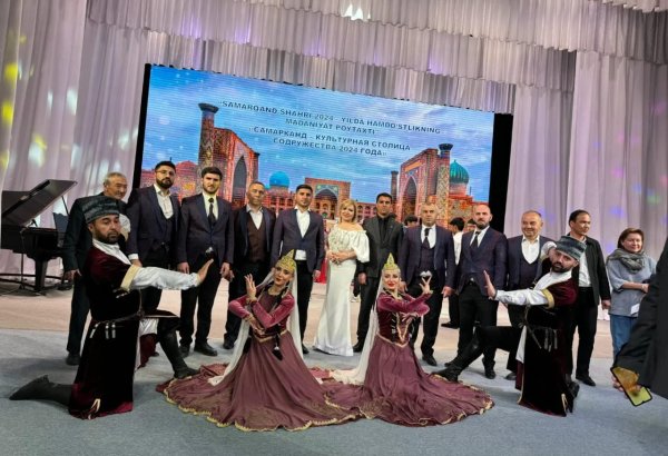 Ансамбль "Göygöl" представил Азербайджан на торжественной церемонии открытия "Самарканд - культурная столица СНГ" (ФОТО)