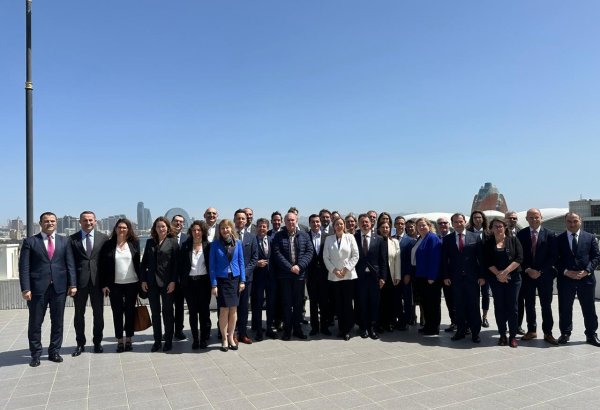 Azerbaijan's presidential aide parleys with EU Political & Security Committee reps (PHOTO)