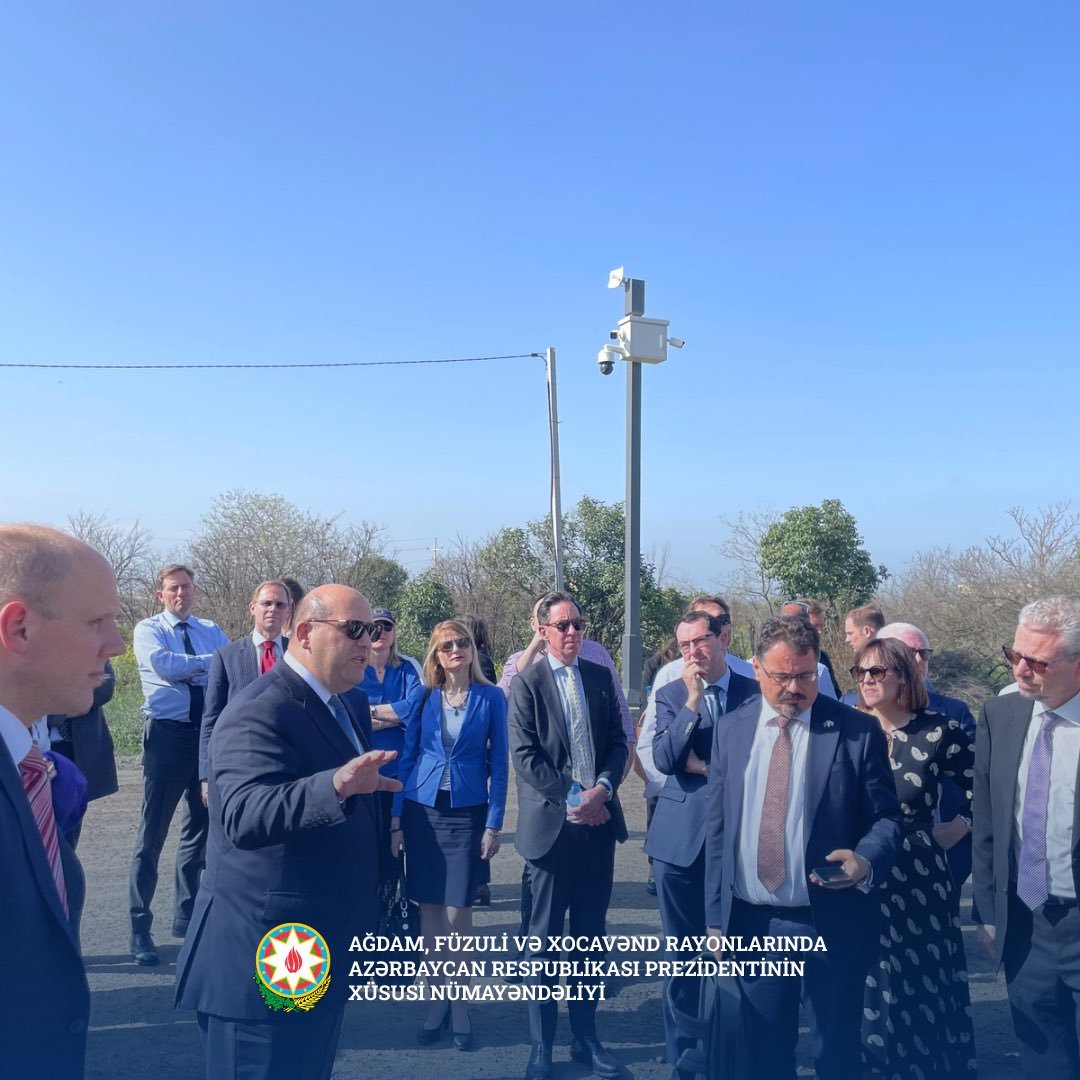 Members of EU Committee visited Aghdam and Fuzuli (PHOTO)
