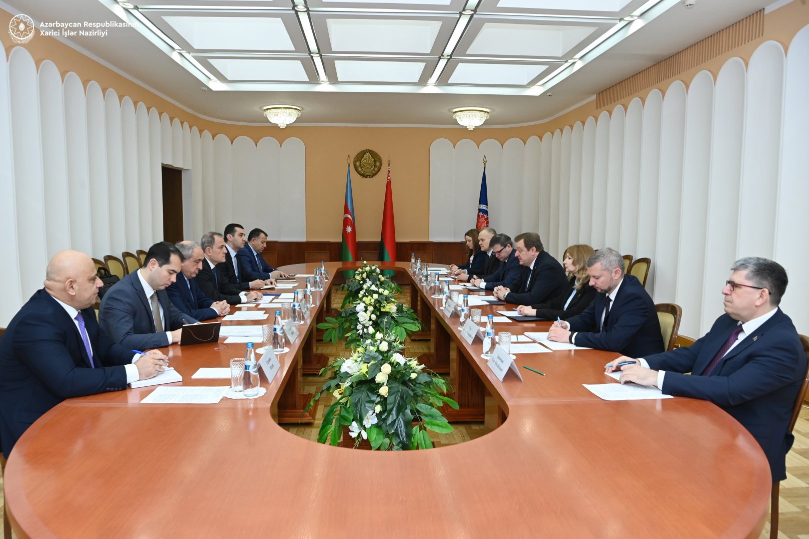 Azerbaijani, Belarusian FMs discuss strategic partnership (PHOTO)