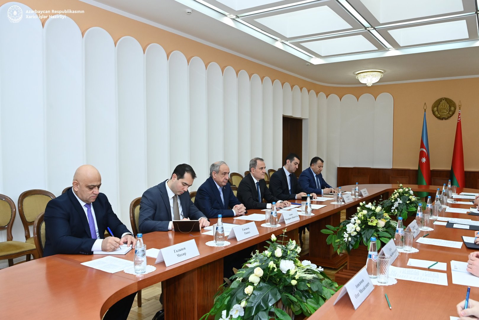 Azerbaijani, Belarusian FMs discuss strategic partnership (PHOTO)