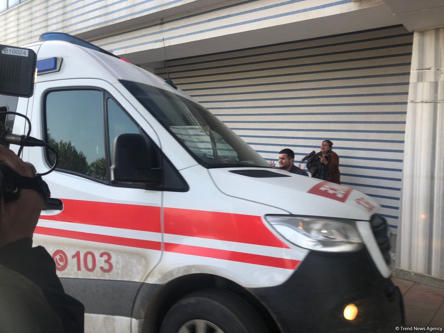 Пострадавшие в результате разрыва мины в Агдаме доставлены в Бардинскую центральную районную больницу (ФОТО)