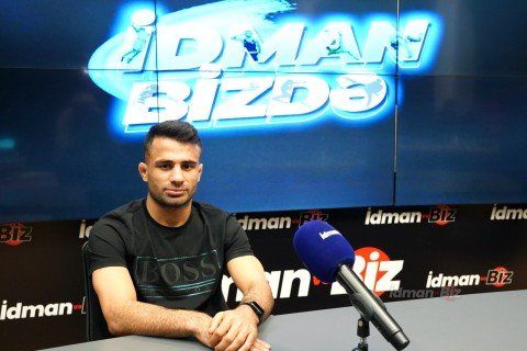 Azerbaijani wrestler talks his performance at Olympic Qualifying Tournament (PHOTO/VIDEO)