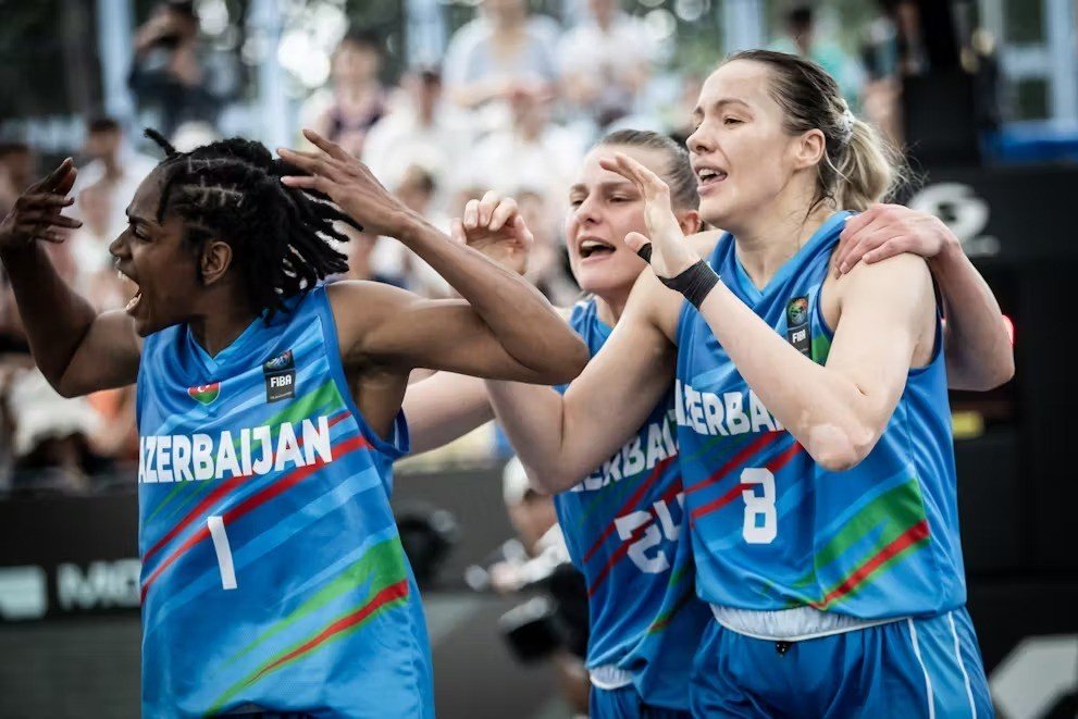 Азербайджанские баскетболистки в 