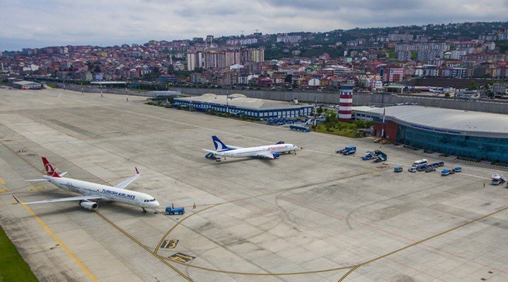 Mart ayında Trabzon Beynəlxalq Hava Limanına gələn sərnişinlərin sayı artıb