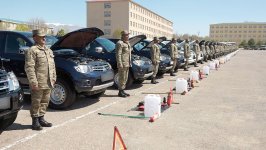 Azerbaijan's Combined Arms Army conducts technical inspection of auto vehicles (PHOTO)