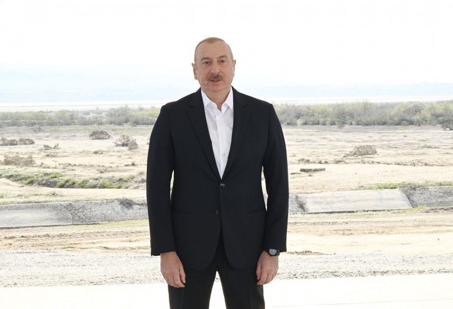 Among infrastructure projects implemented in Azerbaijan in recent years, Shirvan irrigation canal holds special importance - President Ilham Aliyev