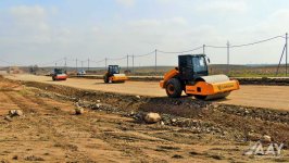 Azerbaijan commences construction of road connecting Barda-Aghdam highway with Asgaran town (PHOTO)