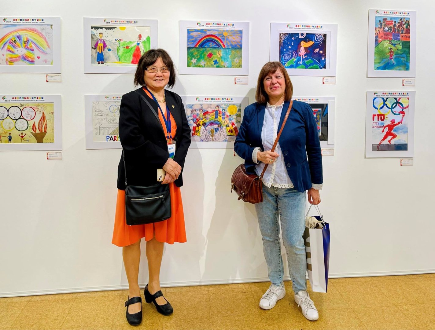 Работы юных азербайджанских художников представлены во Франции