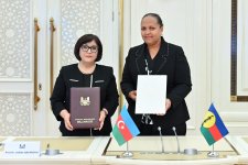 Parliament of Azerbaijan and Congress of New Caledonia sign memorandum of co-op (PHOTO)