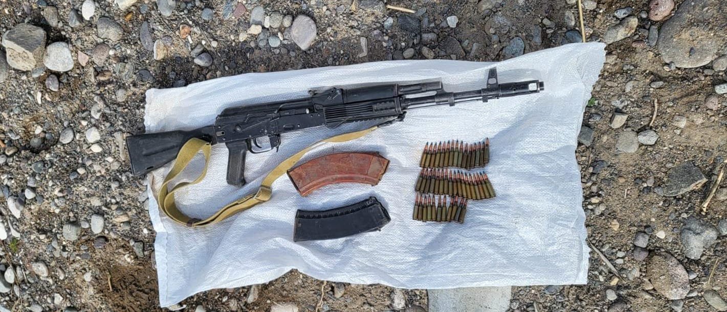 В Зангиланском районе обнаружены оружие и боеприпасы