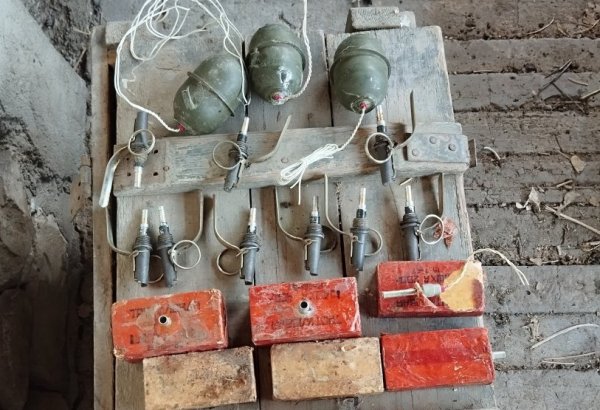 Armenian-made explosive devices uncovered in Azerbaijan's Khojavand district (PHOTO)