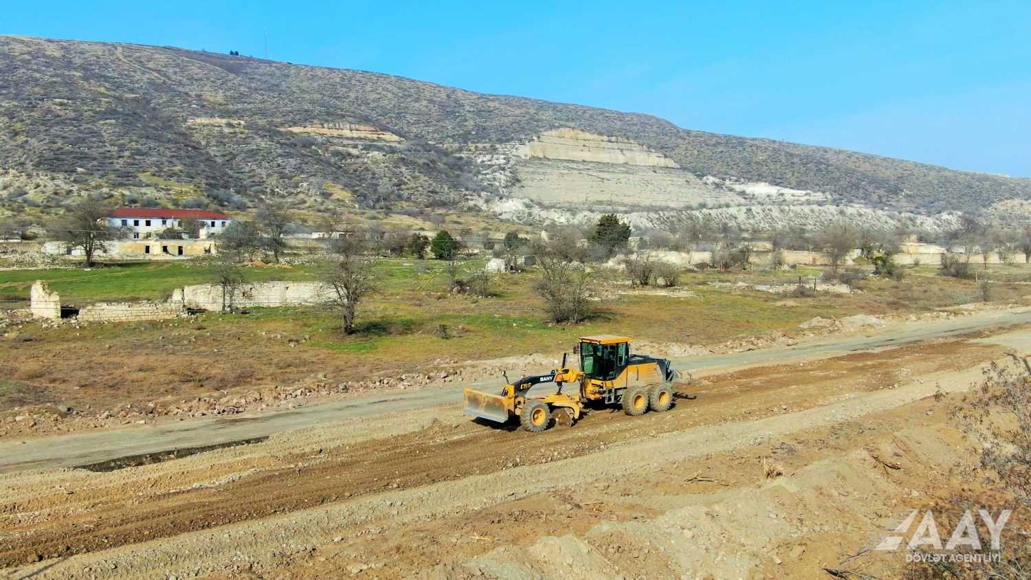 Azerbaijan launches construction of Aghdara-Aghdam highway (PHOTO)