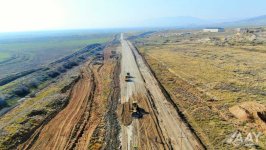 Azerbaijan launches construction of Aghdara-Aghdam highway (PHOTO)