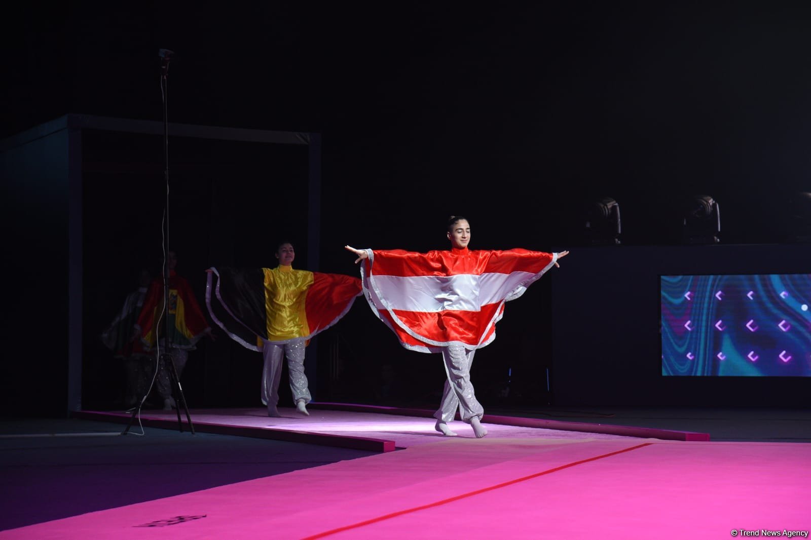 Bədii gimnastika üzrə Dünya Kubokunun açılış mərasimi keçirilib (FOTO)