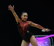 Zöhrə Ağamirova bədii gimnastika üzrə Dünya Kubokunda daha bir finala yüksəlib