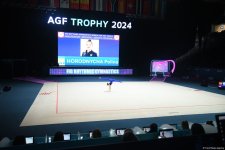 В Баку стартовал второй день соревнований Кубка мира по художественной гимнастике (ФОТО)