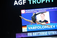 Четыре финала азербайджанских гимнасток: в Баку стартовал заключительный день Кубка мира (ФОТО)
