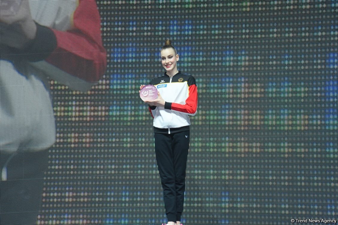 AGF Trophy award presented at Rhythmic Gymnastics World Cup in Baku (PHOTO)