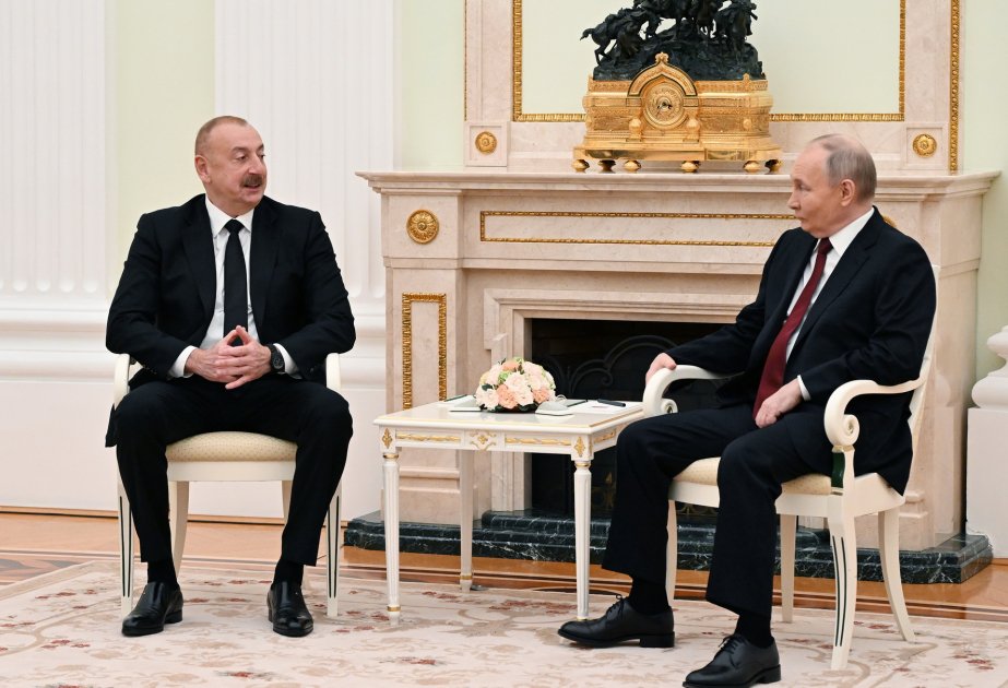 Президент Ильхам Алиев: В Азербайджане очень ценят отношение к памяти Гейдара Алиева и в российском руководстве, и среди общественности