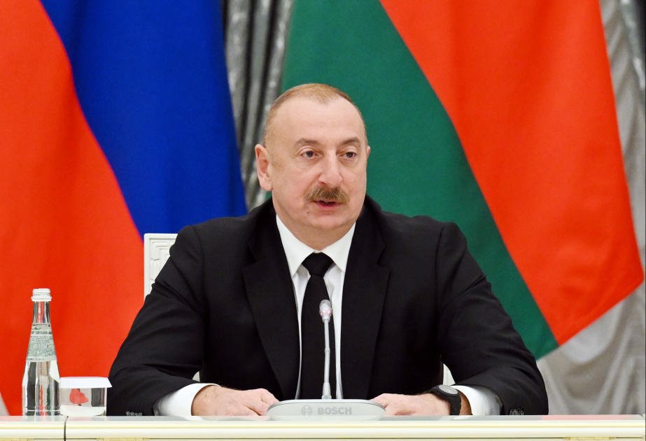 Президент Ильхам Алиев: Мы гордимся, что азербайджанские специалисты принимали активное участие в строительстве БАМ