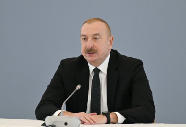 Президент Ильхам Алиев: В Азербайджане нет серьёзных или потенциальных рисков