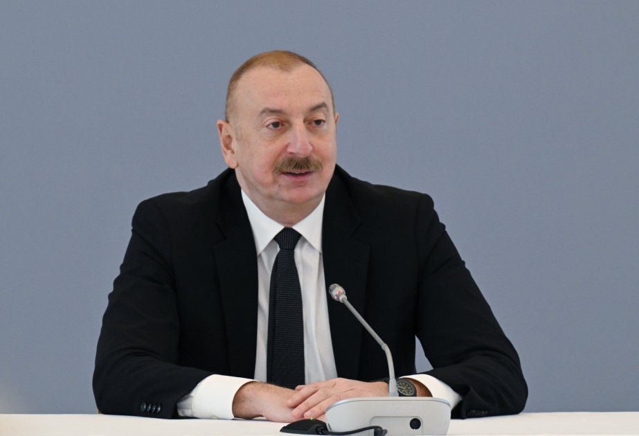 Президент Ильхам Алиев: В настоящее время нефть и газ составляют менее половины нашего валового внутреннего продукта