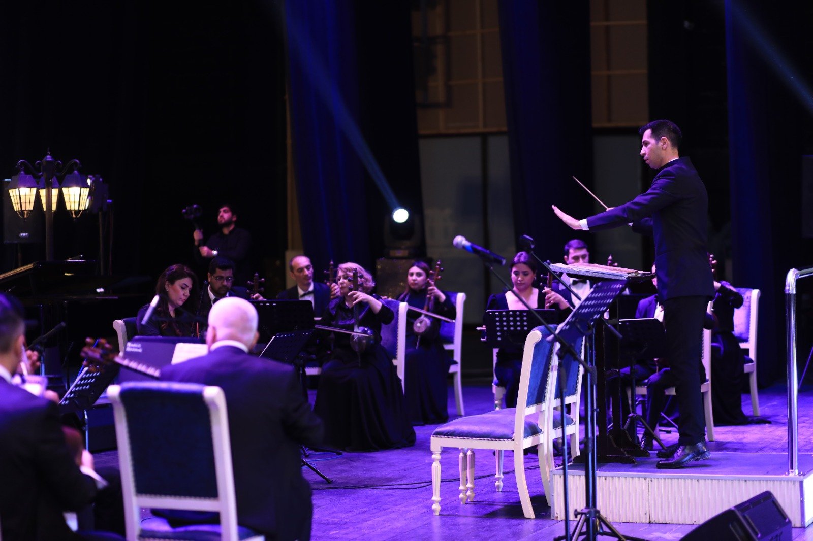 В Гяндже состоялся торжественный вечер закрытия проекта "Культурное достояние народа", посвященный 100-летию Сулеймана Алескерова (ФОТО)