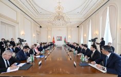 President Ilham Aliyev, President Sadyr Zhaparov attend 2nd meeting of Interstate Council of Azerbaijan and Kyrgyzstan (PHOTO)