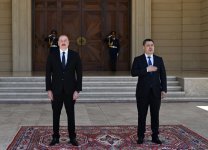 Baku hosts official welcome ceremony for President Sadyr Zhaparov (PHOTO)
