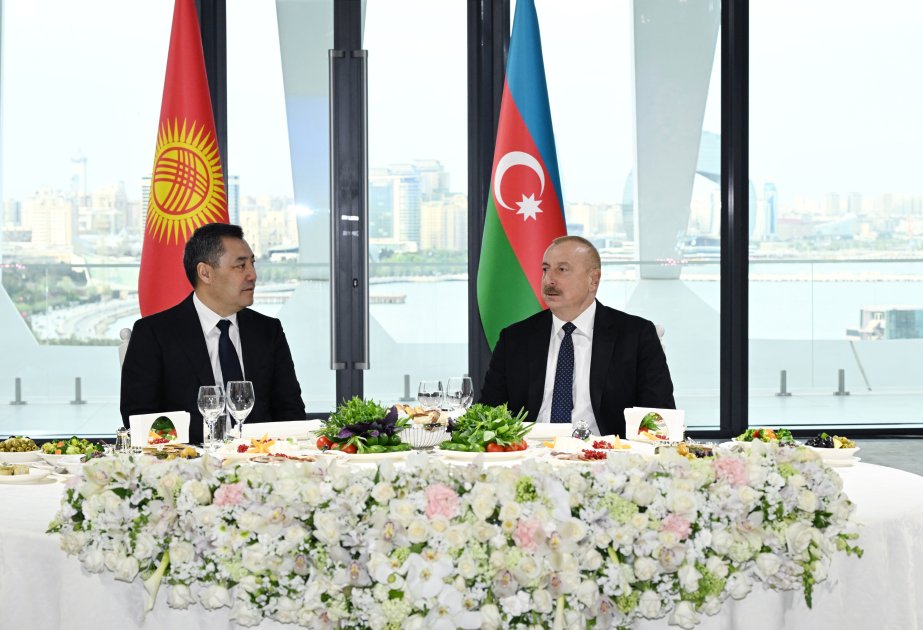 State reception organized in honor of President of Kyrgyzstan on behalf of President Ilham Aliyev (PHOTO)