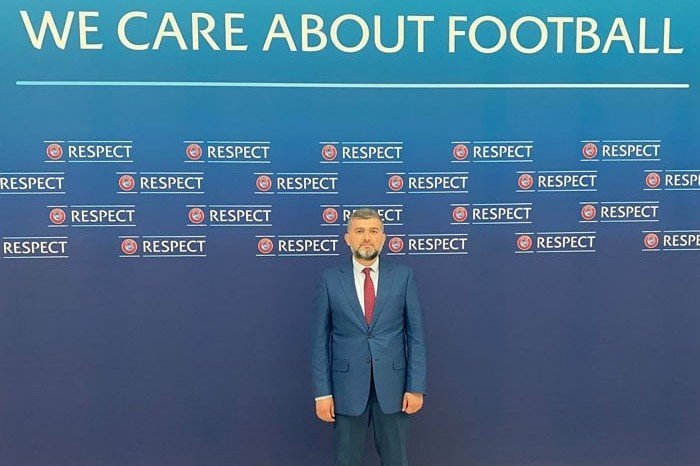 Representative of Azerbaijan's AFFA attends UEFA meeting