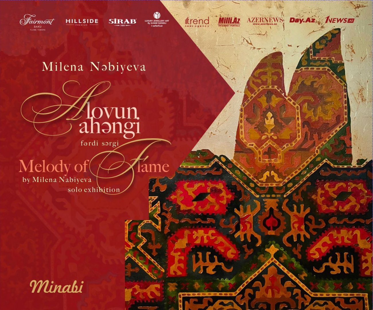 В Баку откроется выставка Милены Набиевой "Мелодия огня"