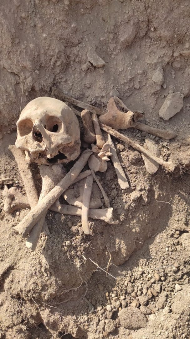 В селе Малыбейли Ходжалинского района обнаружены останки как минимум 6 человек (ВИДЕО/ФОТО)