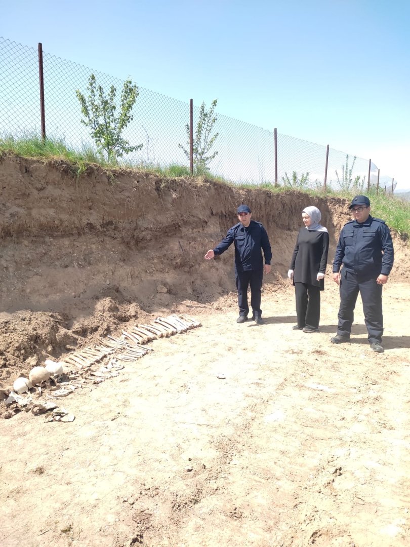 Another two human remains found in Azerbaijan's Malibeyli during excavation works (PHOTO)