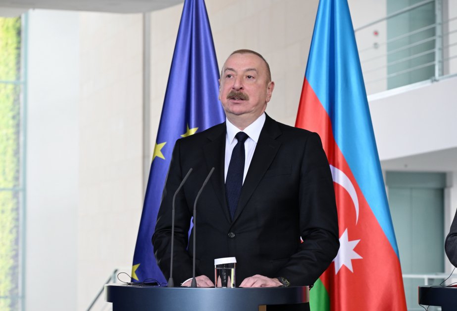Президент Ильхам Алиев поблагодарил Германию за поддержку Азербайджана в связи с СОР29