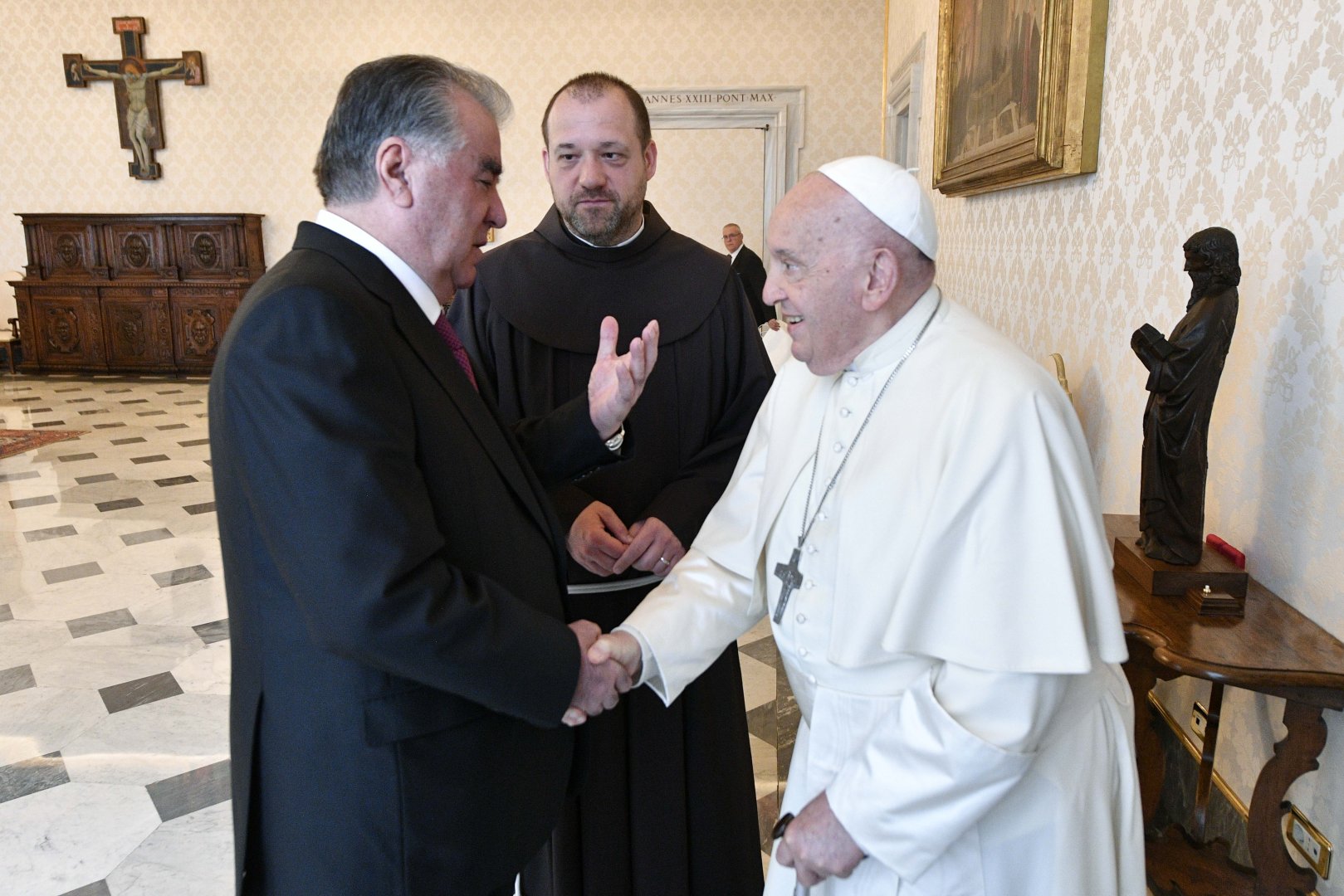 President of Tajikistan, Pope Francis discuss strengthening cooperation
